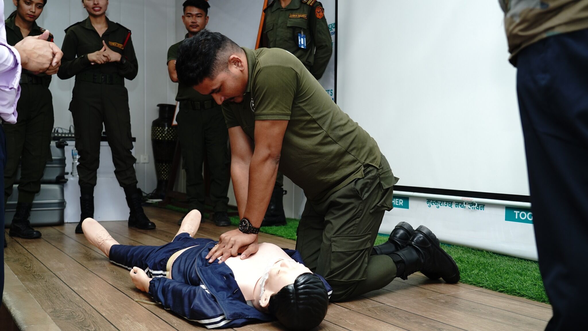 Basic Life Support (BLS) Training Session