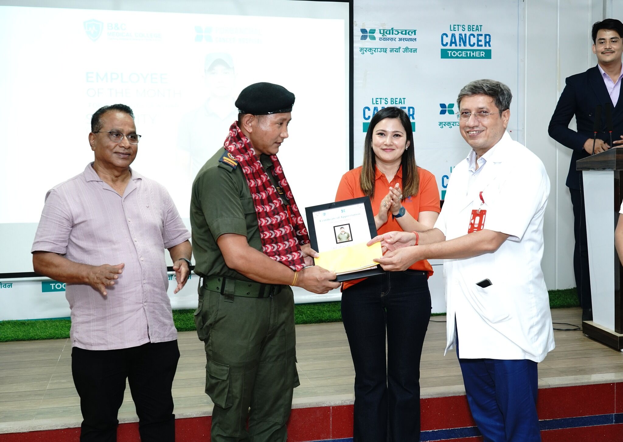B&C Honors Employees of the Month – Ashar